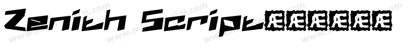 Zenith Script字体转换